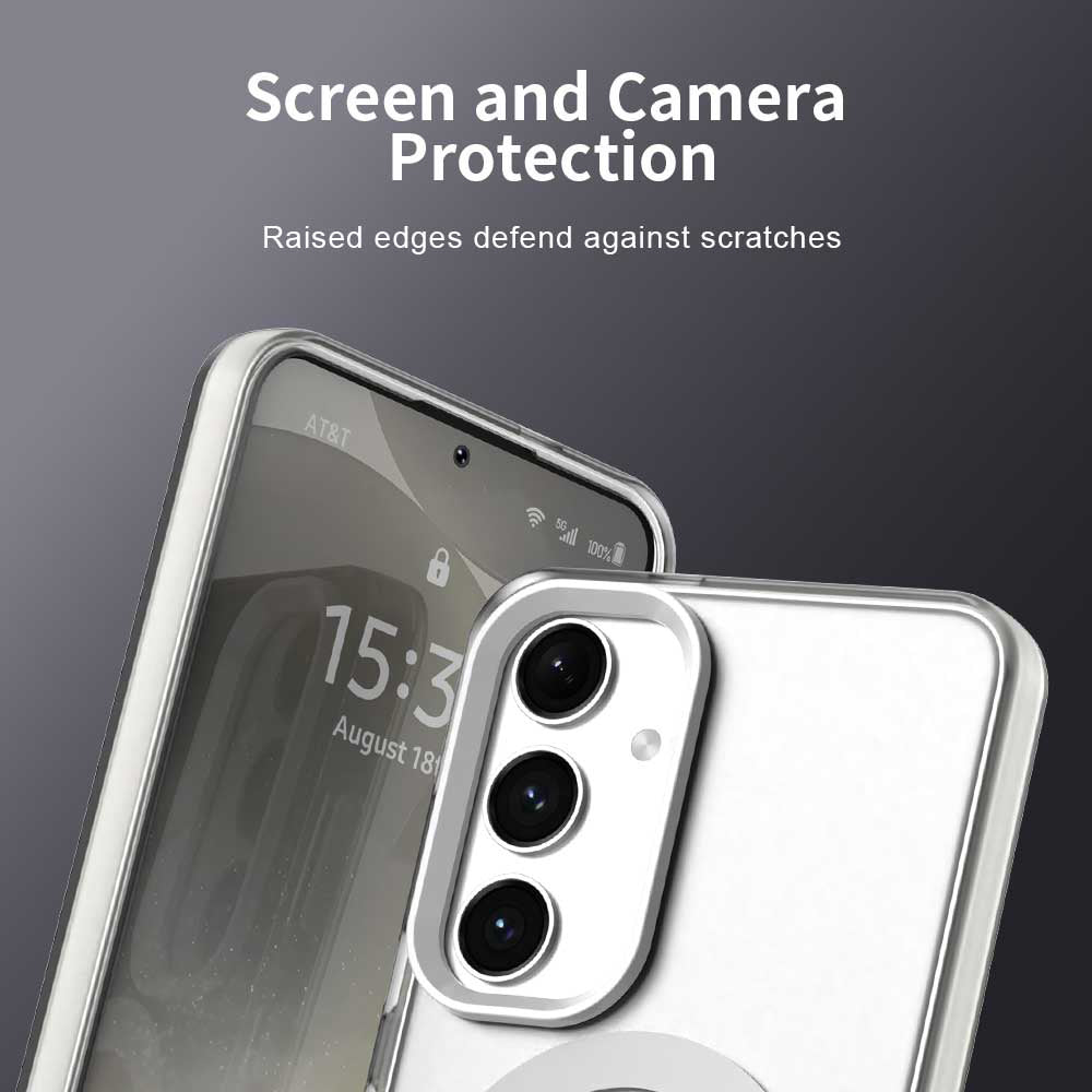 Θήκη MagSafe για Samsung Galaxy S25 S931 / S24 S921, Techsuit, CandyCase, Λευκή