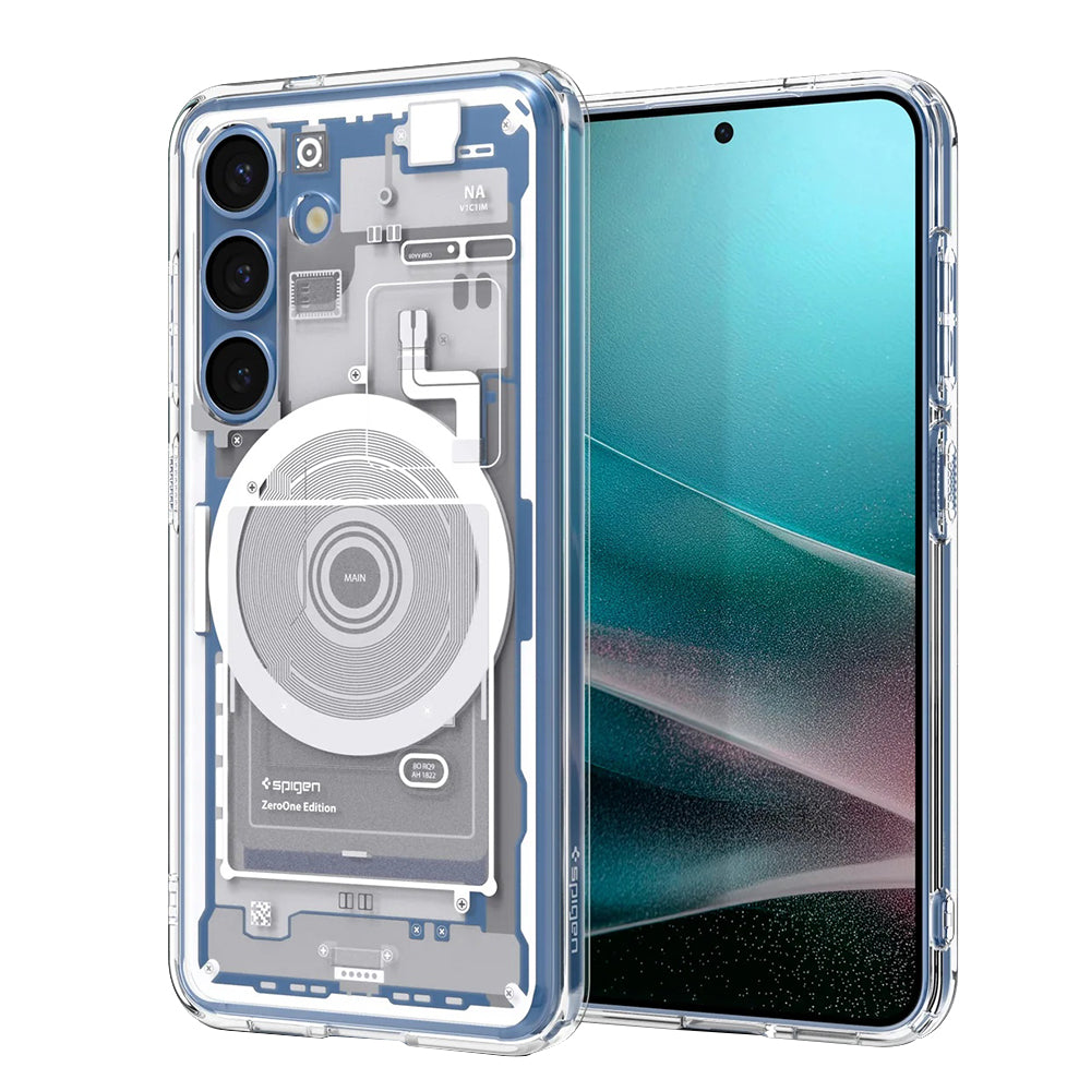 Θήκη MagSafe για Samsung Galaxy S25 S931, Spigen, Ultra Hybrid Zero One, Λευκή ACS09004