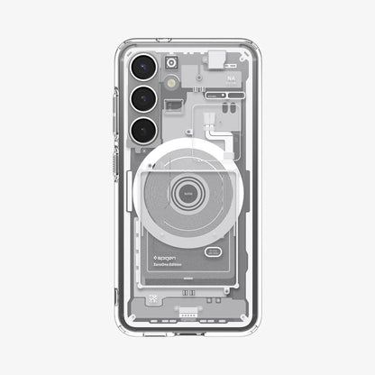 Θήκη MagSafe για Samsung Galaxy S25 S931, Spigen, Ultra Hybrid Zero One, Λευκή ACS09004