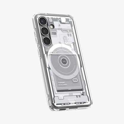 Θήκη MagSafe για Samsung Galaxy S25 S931, Spigen, Ultra Hybrid Zero One, Λευκή ACS09004