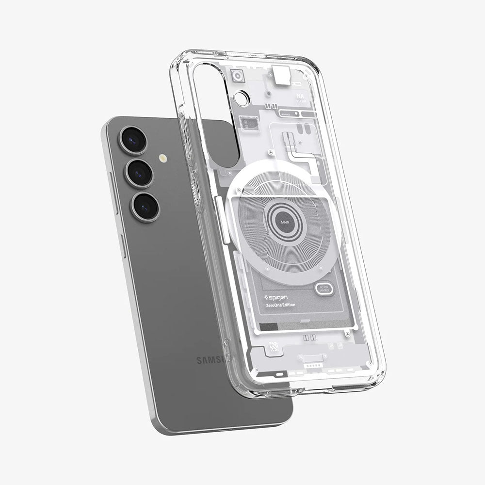 Θήκη MagSafe για Samsung Galaxy S25 S931, Spigen, Ultra Hybrid Zero One, Λευκή ACS09004