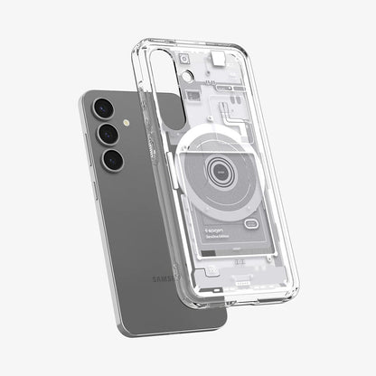 Θήκη MagSafe για Samsung Galaxy S25 S931, Spigen, Ultra Hybrid Zero One, Λευκή ACS09004