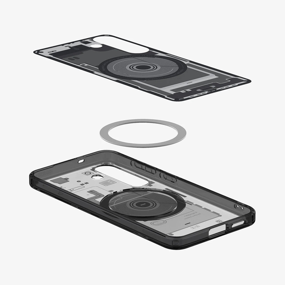 Θήκη MagSafe για Samsung Galaxy S25 S931, Spigen, Ultra Hybrid Zero One, Μαύρη ACS09003