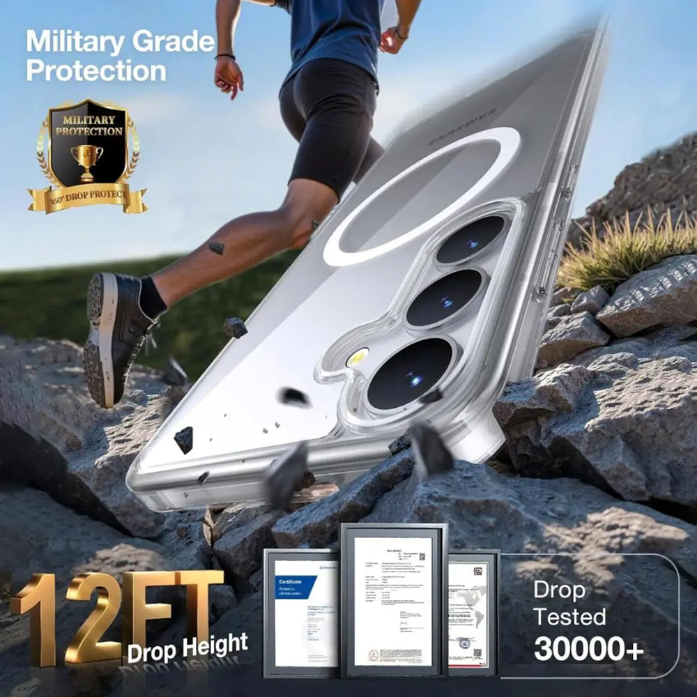 Θήκη MagSafe για Samsung Galaxy S25 S931, Torras, Guardian, Μαύρη