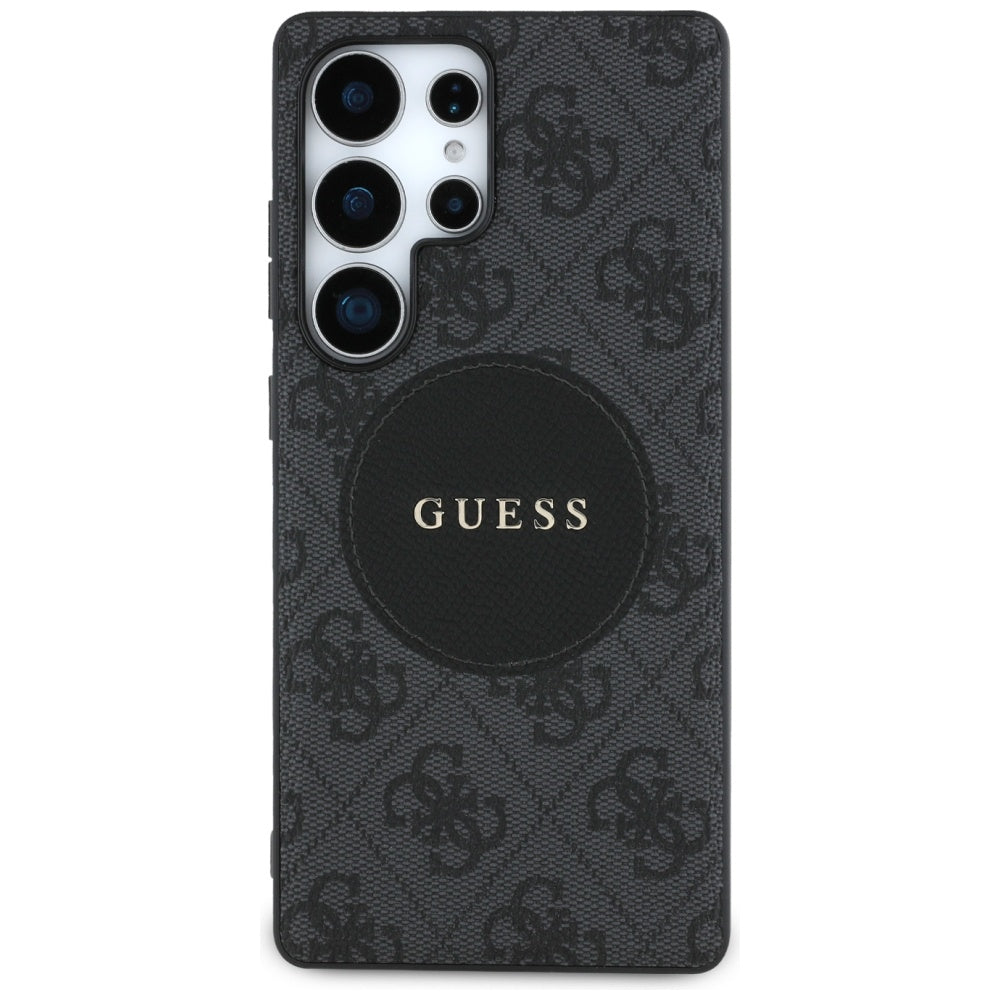 Θήκη MagSafe για Samsung Galaxy S25 Ultra S938, Guess, 4G Circle Classic Logo, Μαύρη