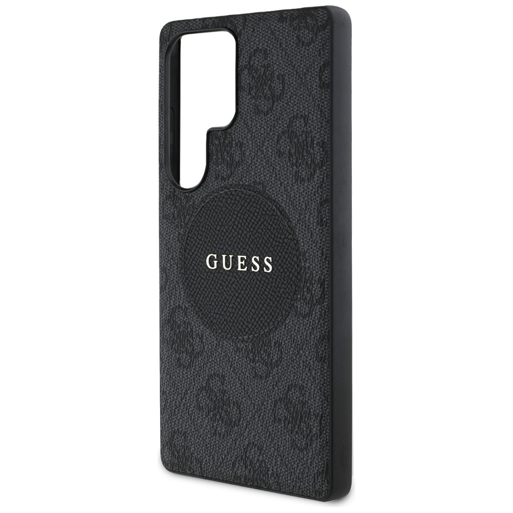 Θήκη MagSafe για Samsung Galaxy S25 Ultra S938, Guess, 4G Circle Classic Logo, Μαύρη