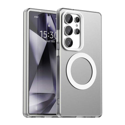 Θήκη MagSafe για Samsung Galaxy S25 Ultra S938, Techsuit, CandyCase, Λευκό