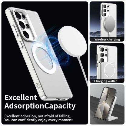 Θήκη MagSafe για Samsung Galaxy S25 Ultra S938, Techsuit, CandyCase, Λευκό