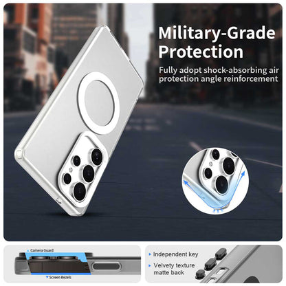 Θήκη MagSafe για Samsung Galaxy S25 Ultra S938, Techsuit, CandyCase, Λευκό