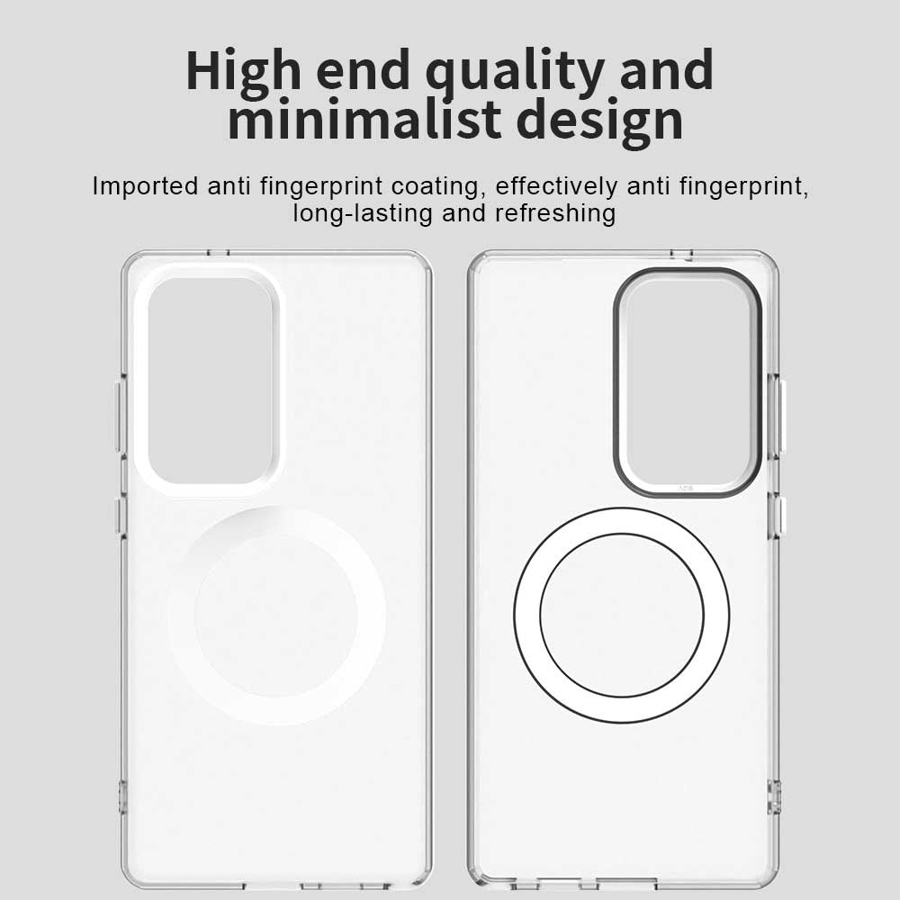 Θήκη MagSafe για Samsung Galaxy S25 Ultra S938, Techsuit, CandyCase, Λευκό