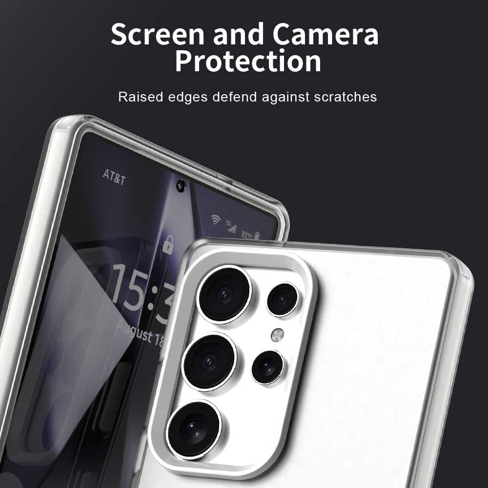 Θήκη MagSafe για Samsung Galaxy S25 Ultra S938, Techsuit, CandyCase, Λευκό