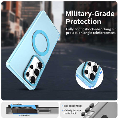 Θήκη MagSafe για Samsung Galaxy S25 Ultra S938, Techsuit, CandyCase, Μπλε