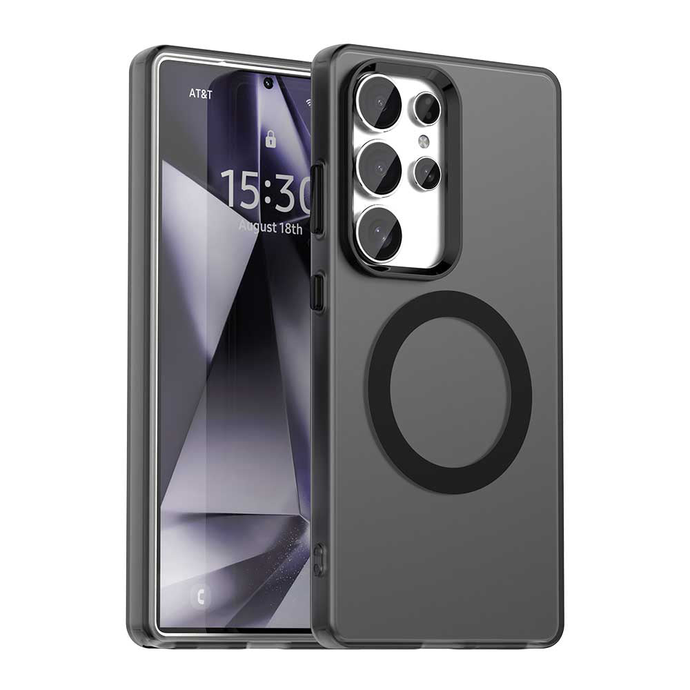 Θήκη MagSafe για Samsung Galaxy S25 Ultra S938, Techsuit, CandyCase, Μαύρο