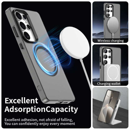 Θήκη MagSafe για Samsung Galaxy S25 Ultra S938, Techsuit, CandyCase, Μαύρο