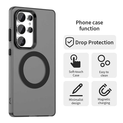 Θήκη MagSafe για Samsung Galaxy S25 Ultra S938, Techsuit, CandyCase, Μαύρο
