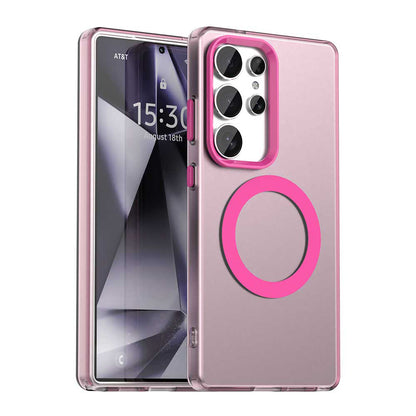 Θήκη MagSafe για Samsung Galaxy S25 Ultra S938, Techsuit, CandyCase, Ροζ