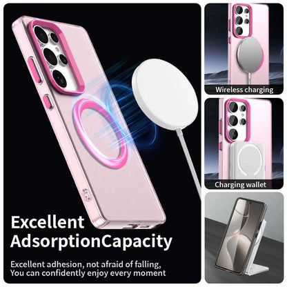 Θήκη MagSafe για Samsung Galaxy S25 Ultra S938, Techsuit, CandyCase, Ροζ