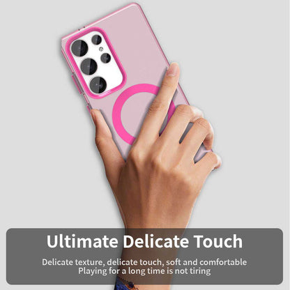 Θήκη MagSafe για Samsung Galaxy S25 Ultra S938, Techsuit, CandyCase, Ροζ