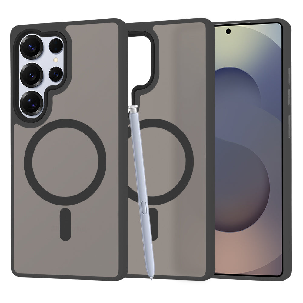 Θήκη MagSafe για Samsung Galaxy S25 Ultra S938, Techsuit, HaloFrost, Μαύρη