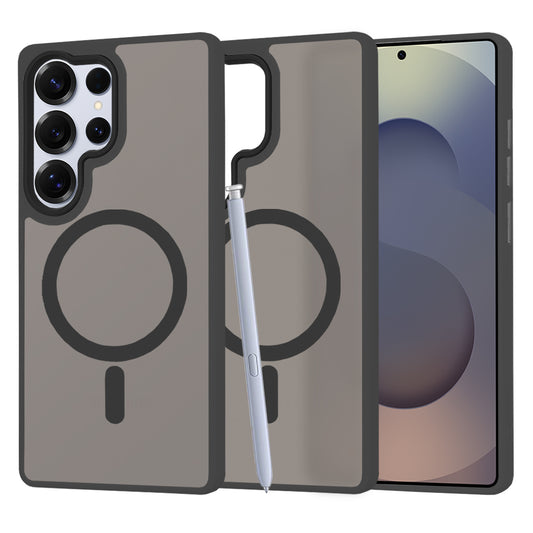 Θήκη MagSafe για Samsung Galaxy S25 Ultra S938, Techsuit, HaloFrost, Μαύρη