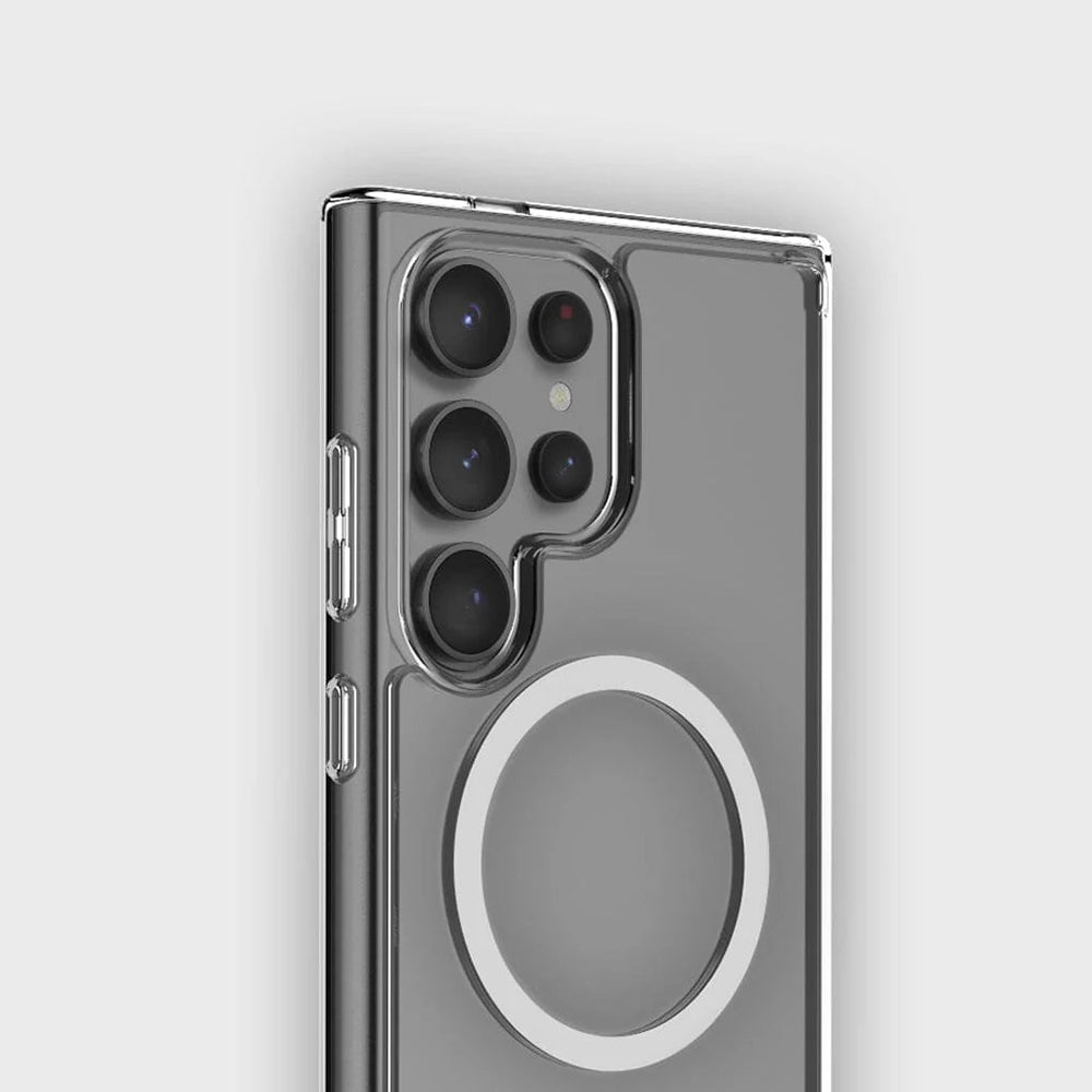 MagSafe Case for Samsung Galaxy S26 S942, Blueo, Crystal+ Anti-Drop, Transparent