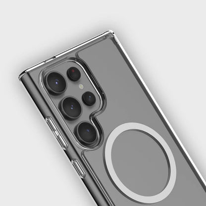 MagSafe Case for Samsung Galaxy S26 S942, Blueo, Crystal+ Anti-Drop, Transparent