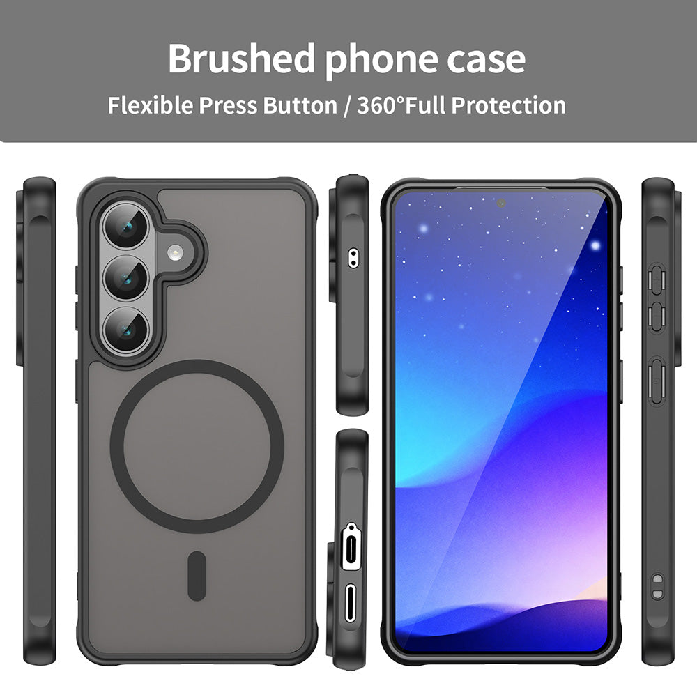 Θήκη MagSafe για Samsung Galaxy S26 FE, Techsuit, HaloFrost II, Μαύρο