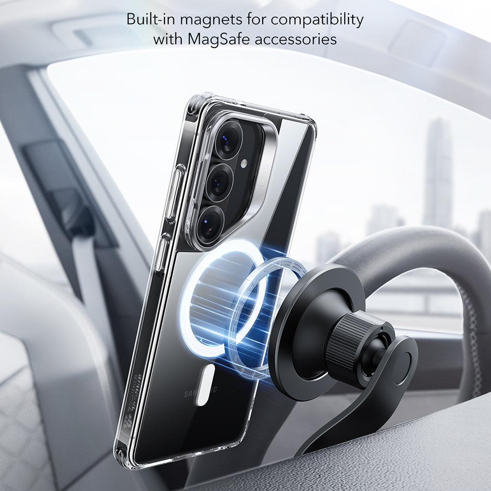 Θήκη MagSafe για Samsung Galaxy S26, ESR, Classic Hybrid Kickstand, Διάφανη