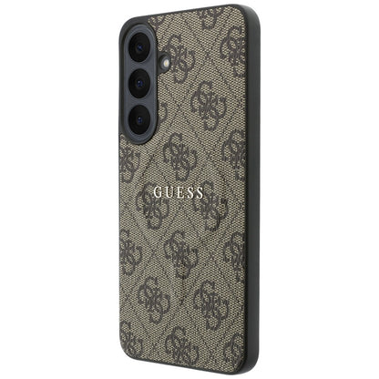 Θήκη MagSafe για Samsung Galaxy S26 FE S741, Guess, 4G Embossed Ring Classic Logo, Καφέ