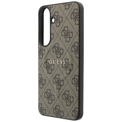 Θήκη MagSafe για Samsung Galaxy S26 FE S741, Guess, 4G Embossed Ring Classic Logo, Καφέ
