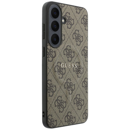 Θήκη MagSafe για Samsung Galaxy S26 FE S741, Guess, 4G Embossed Ring Classic Logo, Καφέ