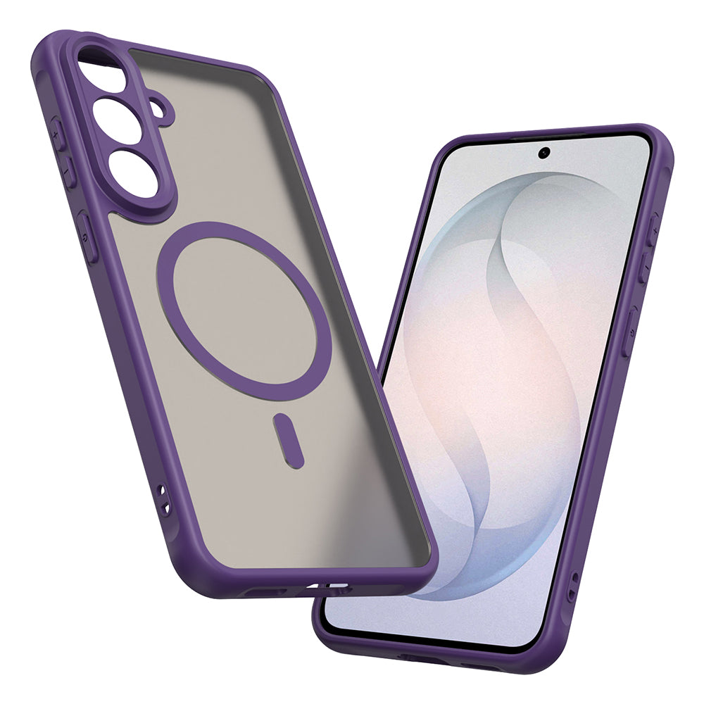 Θήκη MagSafe για Samsung Galaxy S26 FE S741, Techsuit, HaloFrost II, Μωβ