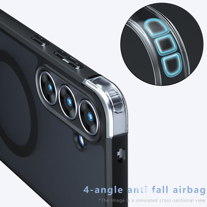 MagSafe Case for Samsung Galaxy S26 FE S741, Techsuit, PureFrost, Satin Black