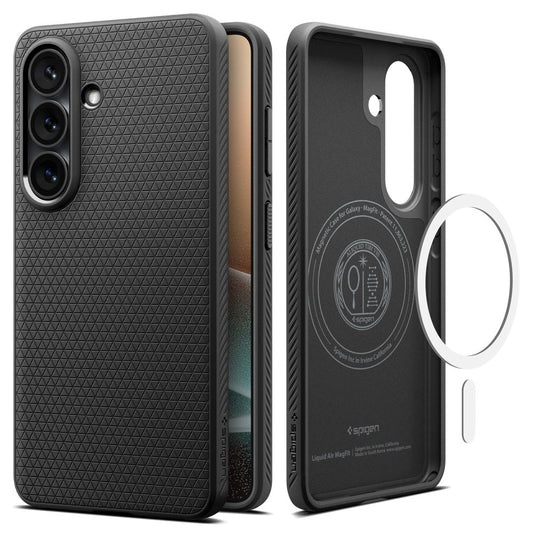 Θήκη MagSafe για Samsung Galaxy S26 Plus S947, Spigen, Liquid Air, Ματ Μαύρη ACS10704