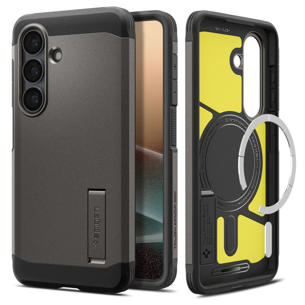 Θήκη MagSafe για Samsung Galaxy S26 Plus S947, Spigen, Tough Armor, Γκρι ACS10714