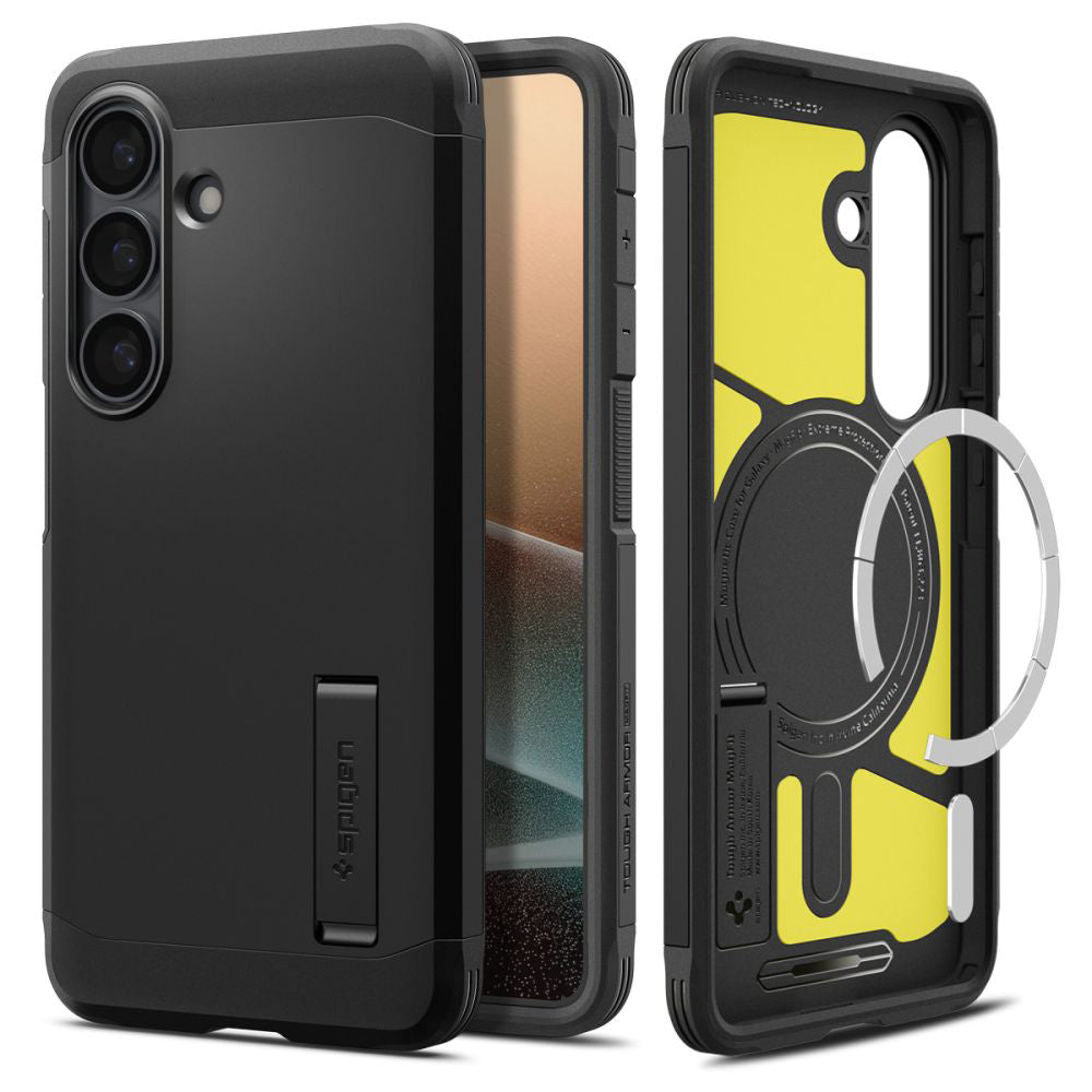 Θήκη MagSafe για Samsung Galaxy S26 Plus S947, Spigen, Tough Armor, Μαύρη ACS10713