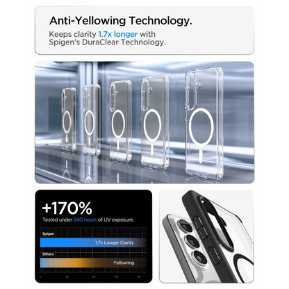 Θήκη MagSafe για Samsung Galaxy S26 Plus S947, Spigen, Ultra Hybrid, Ματ Μαύρη ACS10710