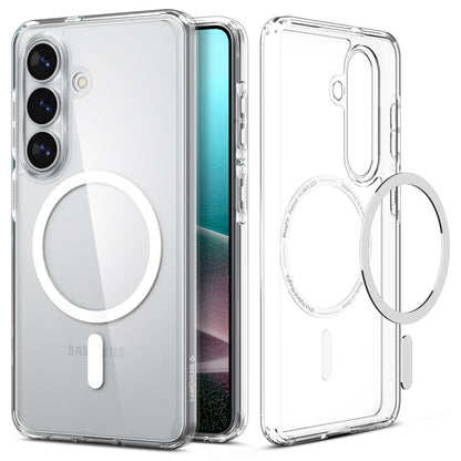 Θήκη MagSafe για Samsung Galaxy S26 Plus S947, Spigen, Ultra Hybrid, Διάφανη Λευκή ACS10709