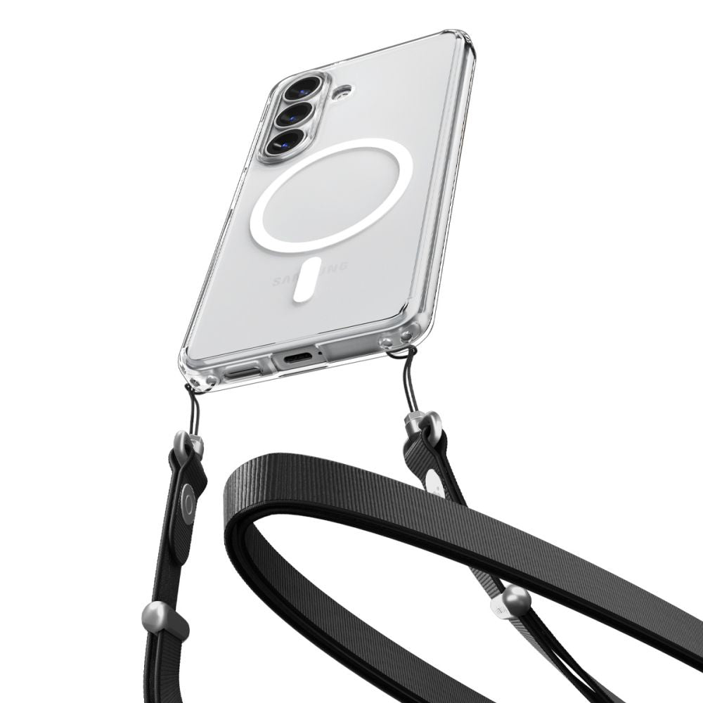 Θήκη MagSafe για Samsung Galaxy S26 Plus S947, Spigen, Ultra Hybrid, Διάφανη Λευκή ACS10709