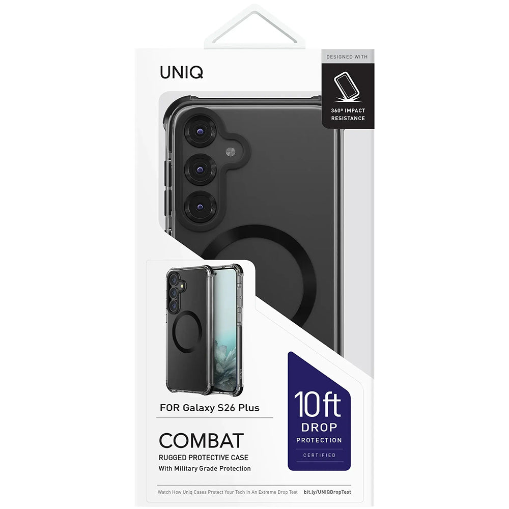 Θήκη MagSafe για Samsung Galaxy S26 Plus S947, UNIQ, Combat MagClick, Μαύρη