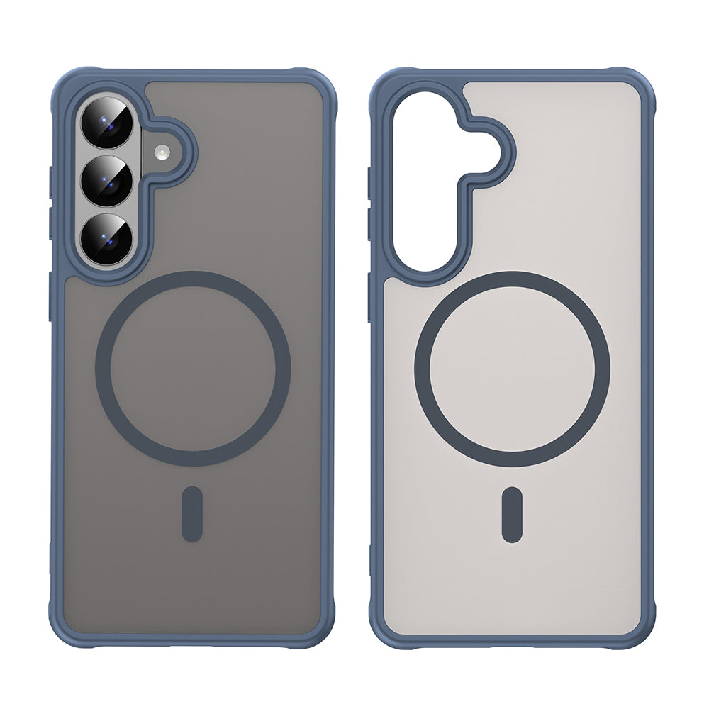 Θήκη MagSafe για Samsung Galaxy S26 Plus S947, Techsuit, HaloFrost II, Μπλε Ναυτικό