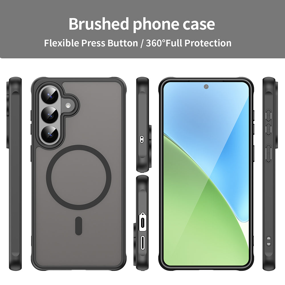 Θήκη MagSafe για Samsung Galaxy S26 Plus, Techsuit, HaloFrost II, Μαύρη