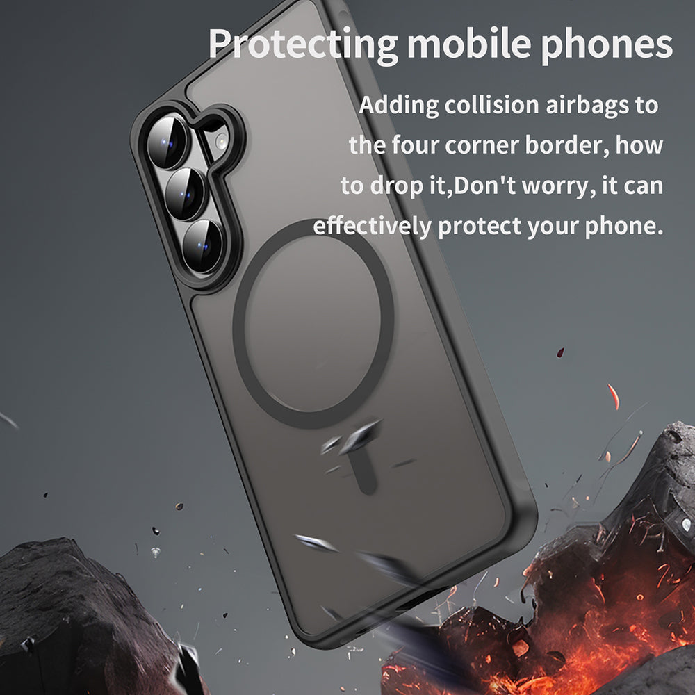 Θήκη MagSafe για Samsung Galaxy S26 Plus, Techsuit, HaloFrost II, Μαύρη