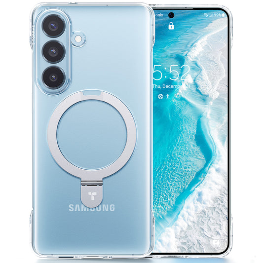 Θήκη MagSafe για Samsung Galaxy S26 Plus, Torras, Ostand Slim, Διαφανής