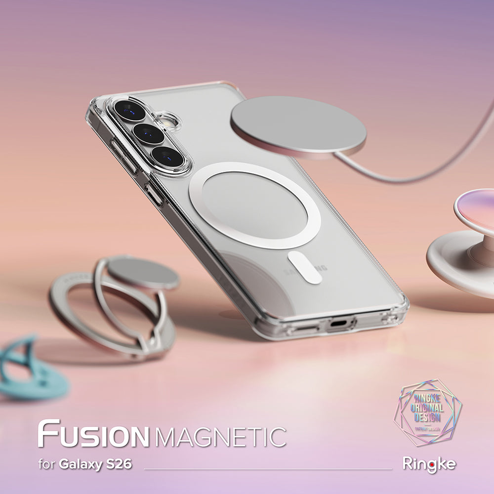 Θήκη MagSafe για Samsung Galaxy S26 S942, Ringke, Fusion, Διάφανη