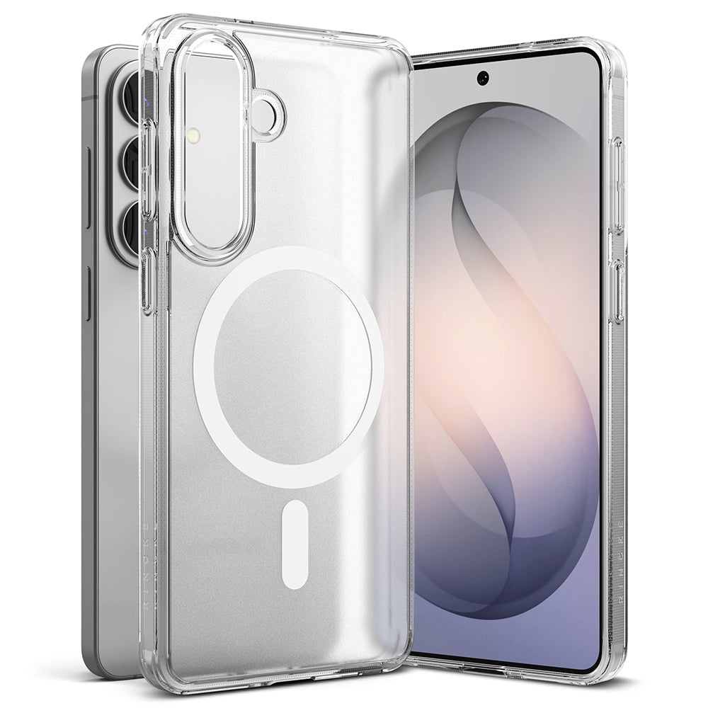 Θήκη MagSafe για Samsung Galaxy S26, Ringke, Fusion, Ματ Διαφανής