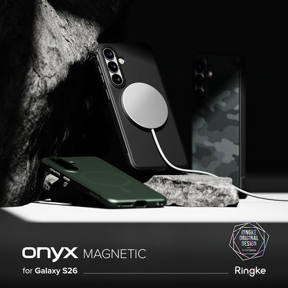 Θήκη MagSafe για Samsung Galaxy S26 S942, Ringke, Onyx, Μαύρη