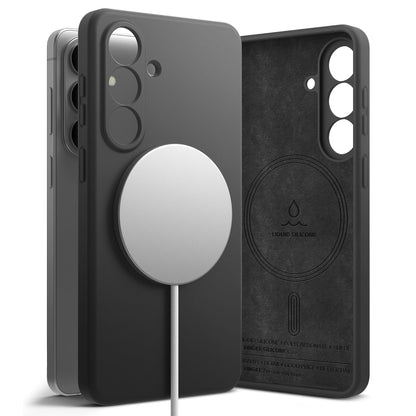 Θήκη MagSafe για Samsung Galaxy S26 S942, Ringke, Σιλικόνη, Μαύρη