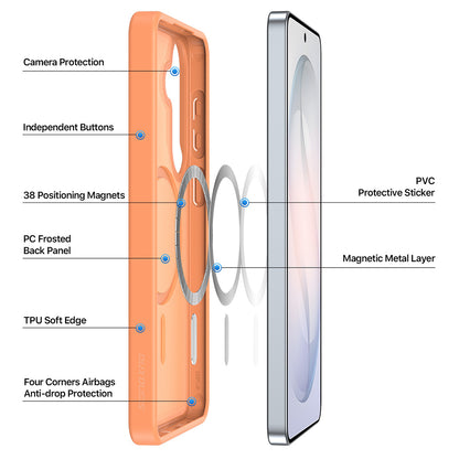 Θήκη MagSafe για Samsung Galaxy S26 S942, DUX DUCIS, Yind, Ανοιχτό Μωβ