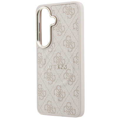 Θήκη MagSafe για Samsung Galaxy S26 S942, Guess, 4G Embossed Ring, Ροζ